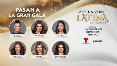 Otras 6 finalistas pasan directo a la Gran Gala del domingo en Miss Universe Latina