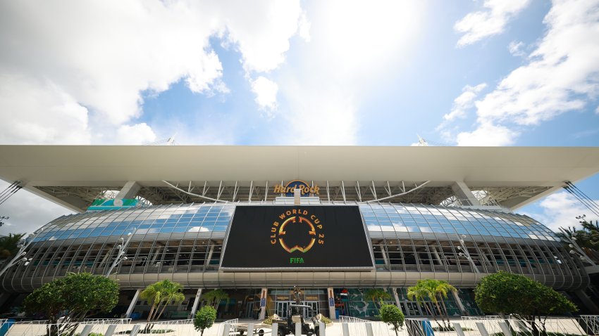 MIAMI, FLORIDA – JUNE 10: General view of Hard Rock Stadium on June 10, 2025 in Miami, Florida. (Photo by Hector Vivas – FIFA/FIFA via Getty Images)