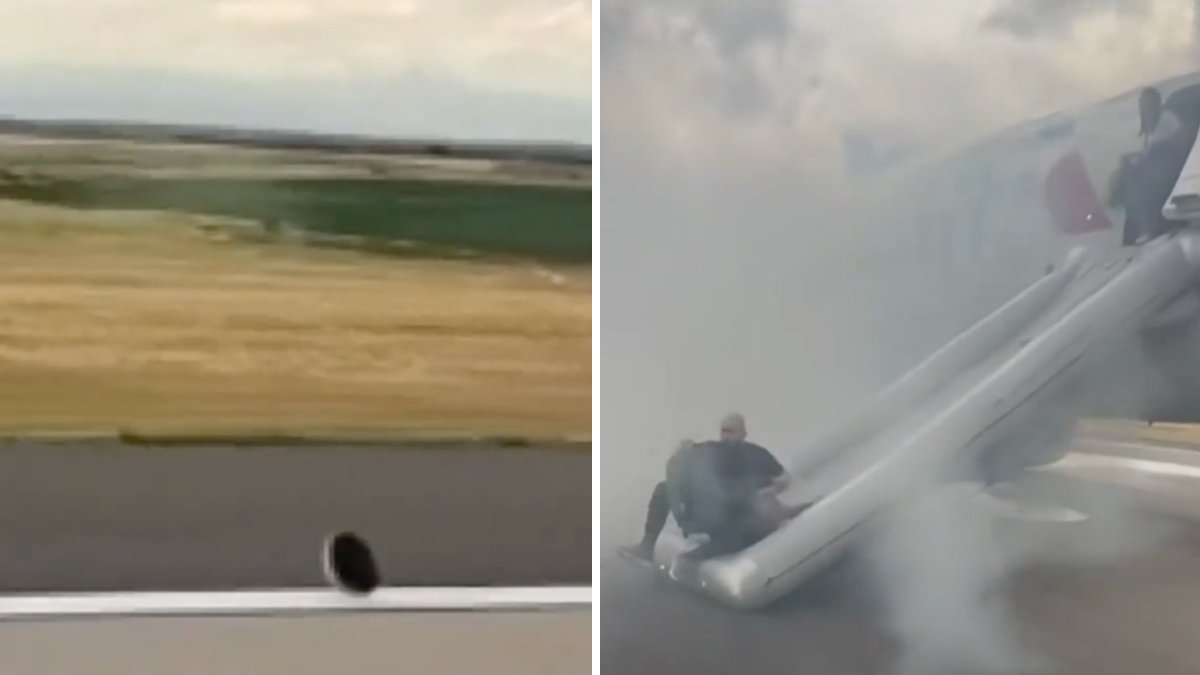 Video muestra pasajeros evacuando vuelo de American Airlines ...