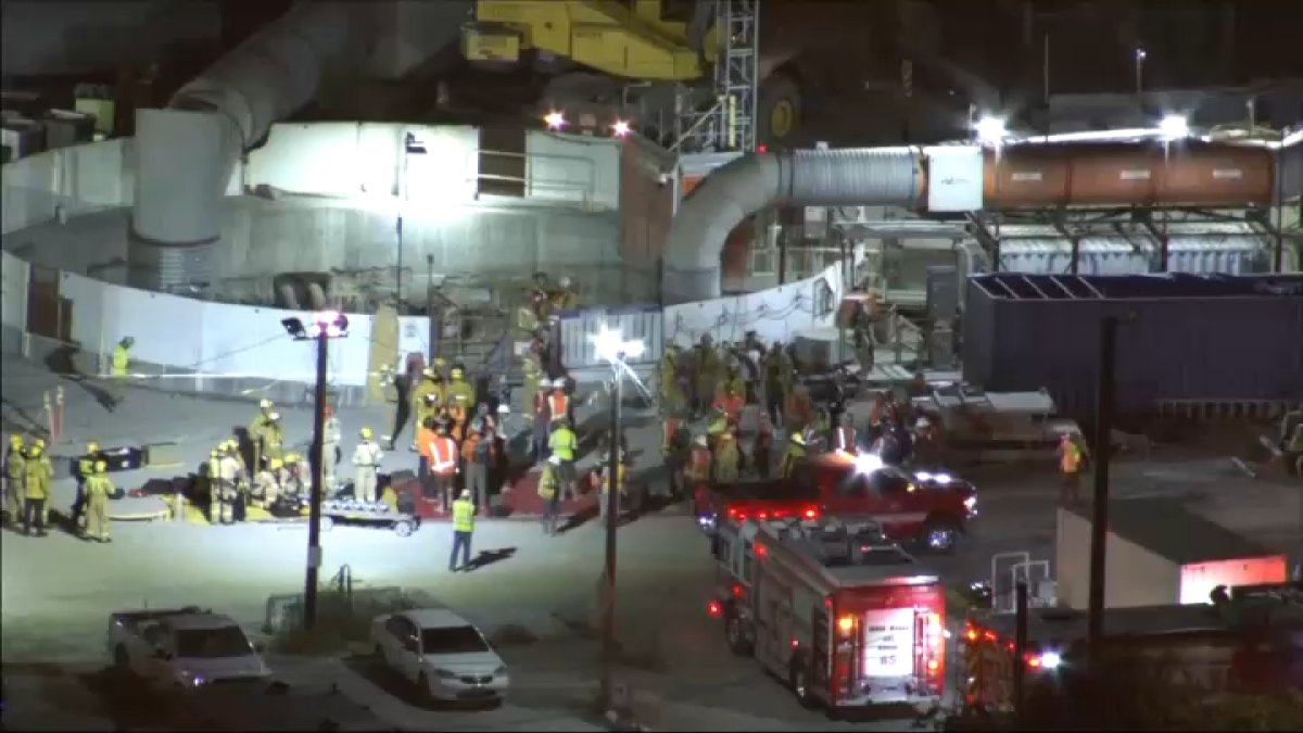 En video: trabajadores quedan atrapados tras colapso de megatúnel en LA