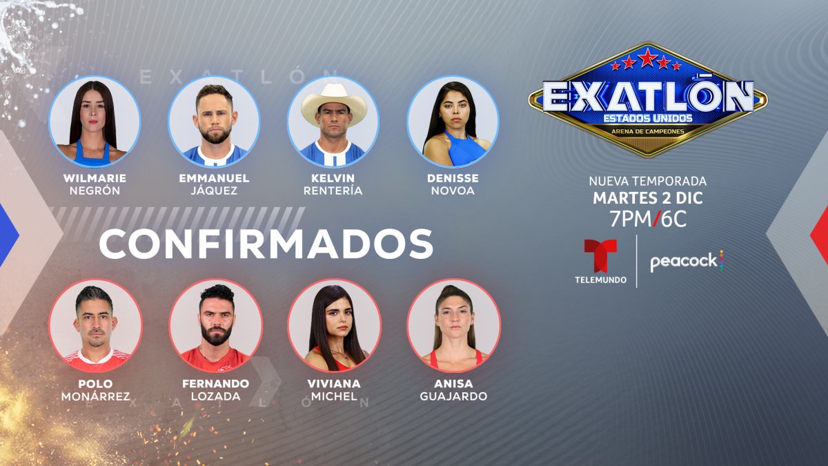 Exatlón Estados Unidos regresa a Telemundo con 8 guerreros – Telemundo Miami (51)