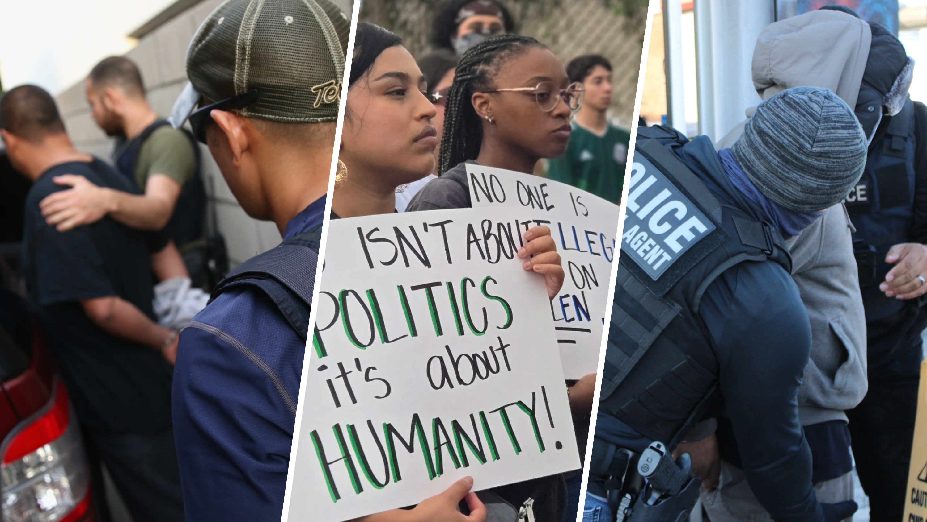 Inmigración y los derechos de detenidos , testigos y manifestantes – Telemundo Miami ( 51 ) 