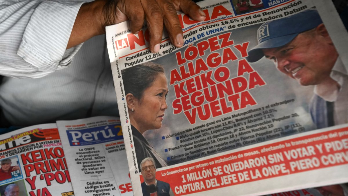 Perú se encamina a segunda vuelta en elecciones presidenciales ...