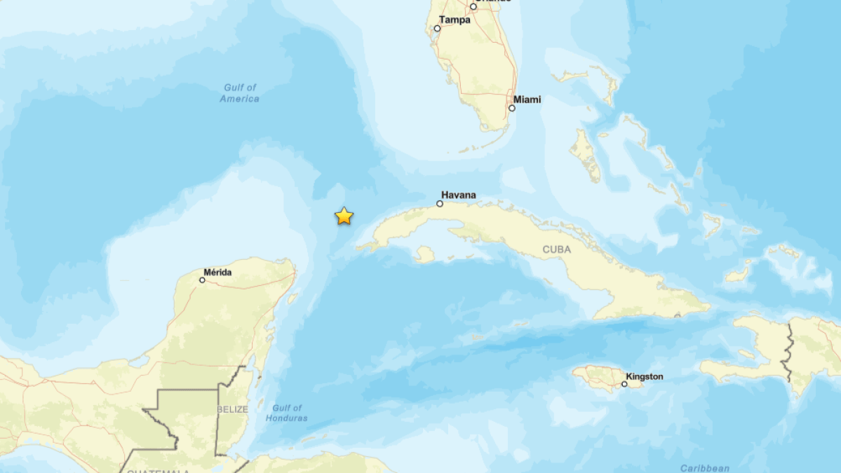 Magnitude 6.3 Earthquake Hits Northwest Cuba, Felt in Florida