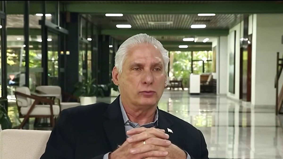 Díaz-Canel califica diálogo con EE. UU. como "estancado" y rechaza riesgo de colapso