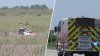 Incidente aéreo provoca que un helicóptero termine volcado en los Everglades