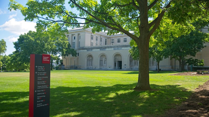 Campus of Carnegie Mellon University, Pittsburgh, Pennsylvania. (Photo by: Robert Knopes/UCG/Universal Images Group via Getty Images)