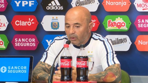 Sampaoli dice que tiene 80% de la selección escogida