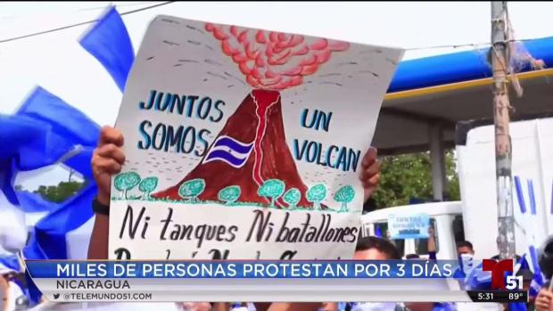 [TLMD - MIA]   La crisis continúa en Nicaragua debido a la represión del gobierno 