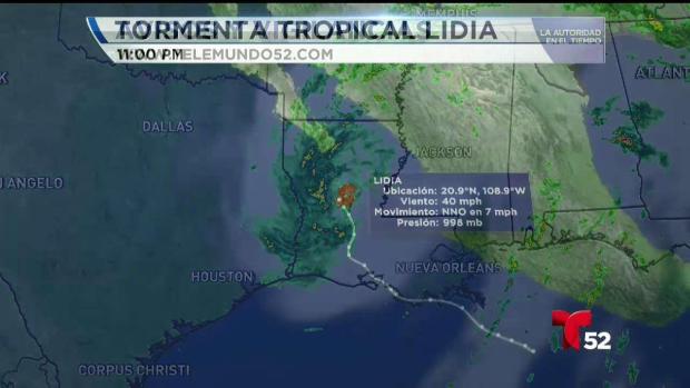 Se forma la tormenta tropical Lidia