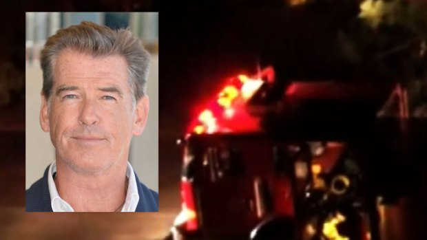 Video: Mansión de "James Bond" arde en llamas