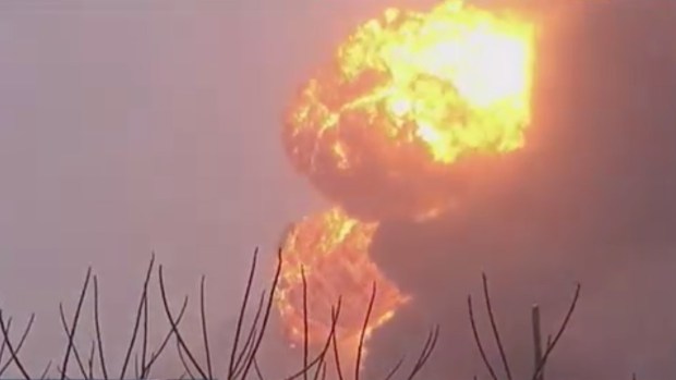 Descarrilamiento causa incendio en Virginia