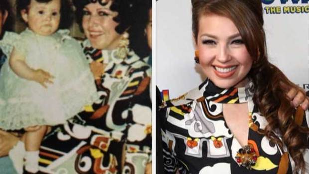 Video: Thalía presume singular vestido