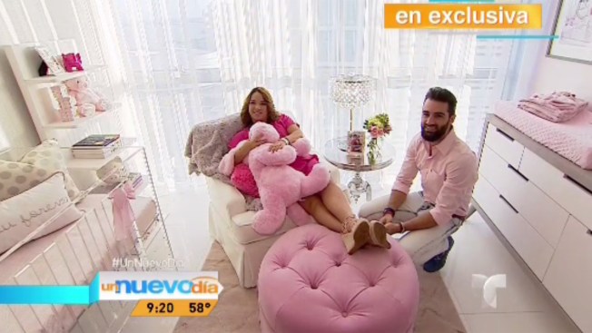Un cuarto de princesa para la bebé de Adamari - Telemundo 51 Un cuarto de princesa para la bebé de Adamari - Telemundo 51