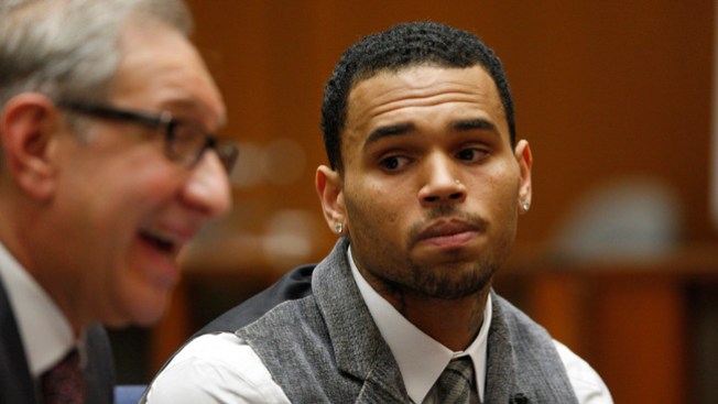 ¿Chris Brown en una guardería?
