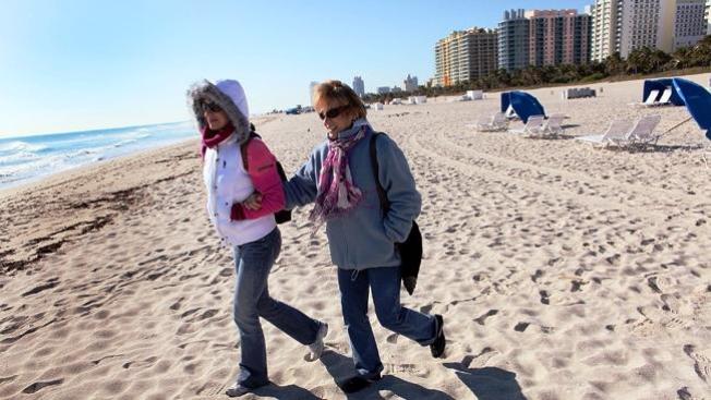 Se espera frente frío en el Sur de la Florida