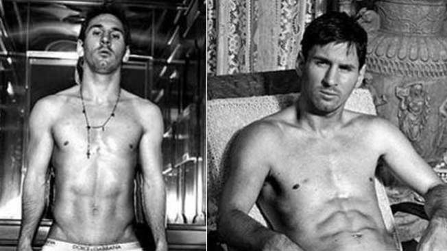 Polémica por fotos ardientes de Messi