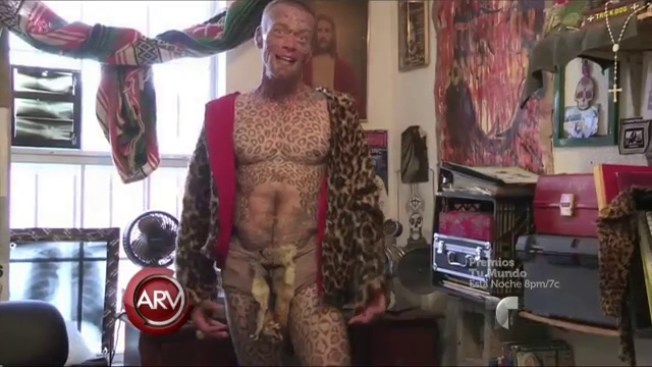 Conoce al hombre leopardo