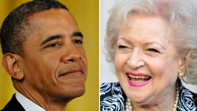 ¿Betty White y Obama?